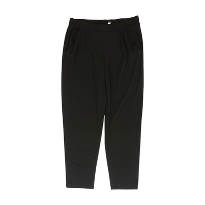 Black Solid Dress Pants