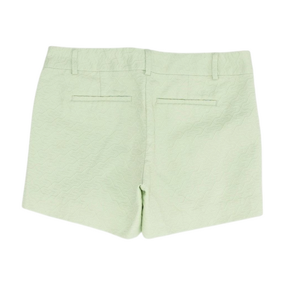 Green Solid Chino Shorts