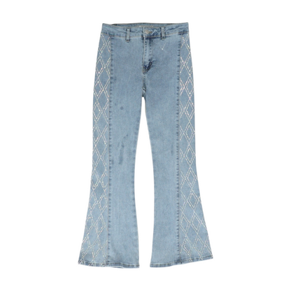 Blue Solid Jeans