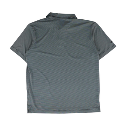 Black Striped Short Sleeve Polo