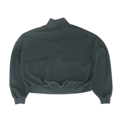 Black Solid 1/4 Zip Pullover
