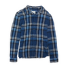 Blue Plaid Flannel Button Down