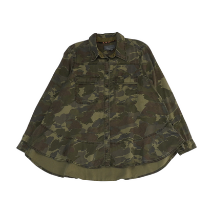 Green Camo Button Down