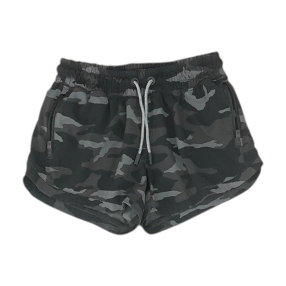 Black Camo Active Shorts