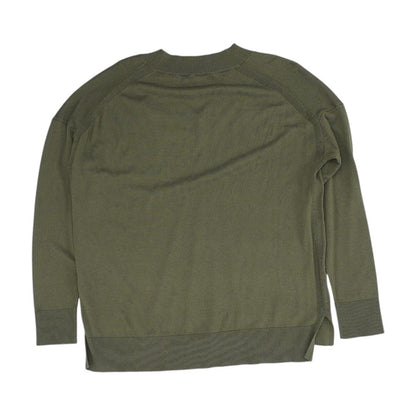 Green V Neck Knit Top