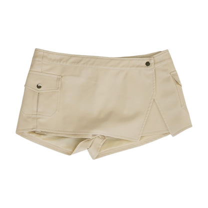 Ivory Solid Shorts
