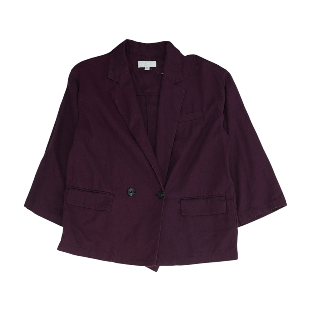 Maroon Solid Blazer