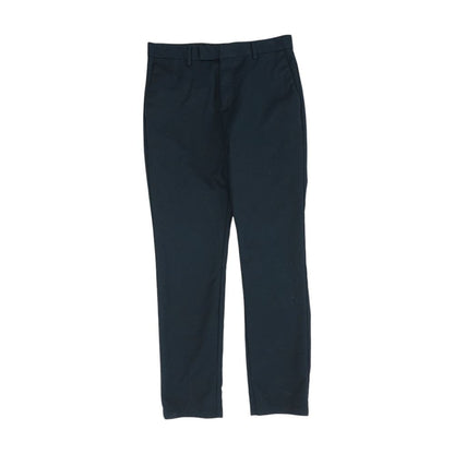 Navy Solid Dress Pants