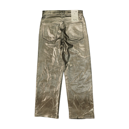 Silver Wide Leg Pants