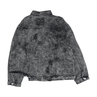 Black Plus Denim Jacket
