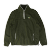 Green Solid 1/4 Zip Pullover