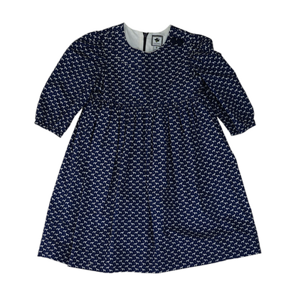 Navy Graphic Dress