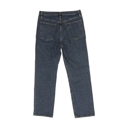 Blue High Rise Regular Jeans
