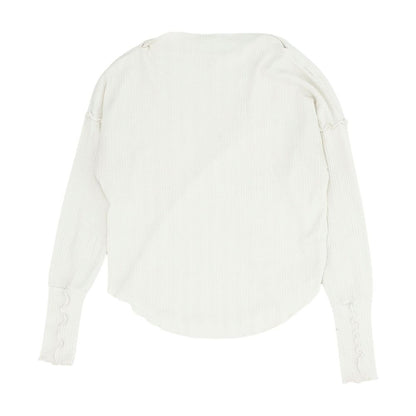 Beige Knit Top