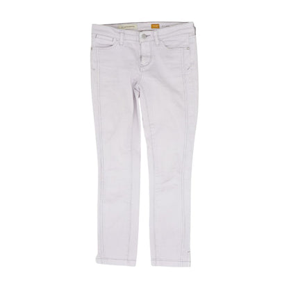 Purple Solid Jeans