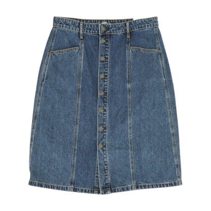 Blue Midi Skirt