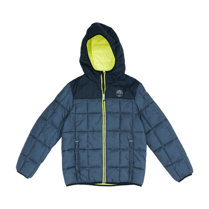 Gray Color Block Jacket