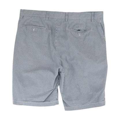 Blue Striped Chino Shorts