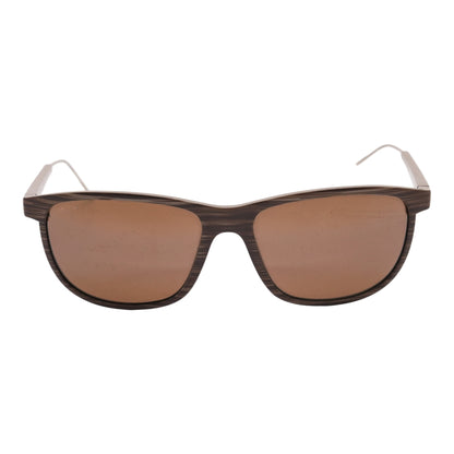 Brown Lele Kawa Oval Sunglasses