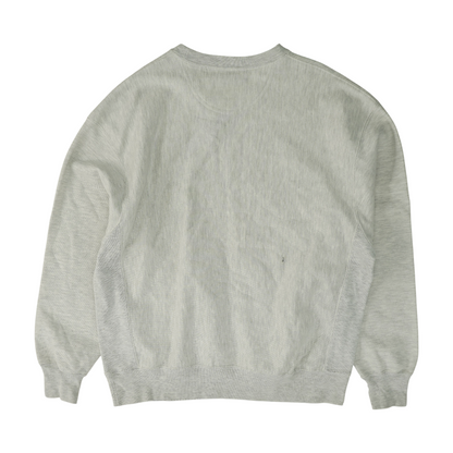 Gray Solid Sweatshirt Pullover