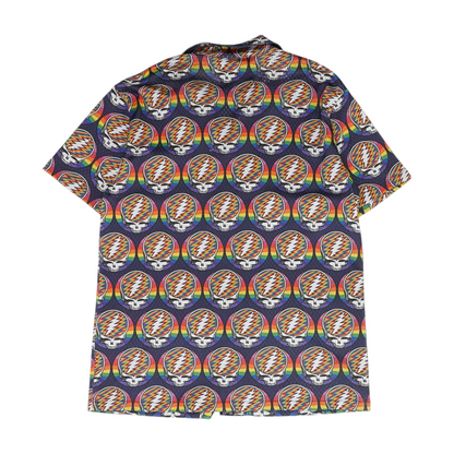 Multi Graphic Short Sleeve Button Down