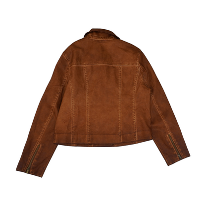 Brown Solid Jacket