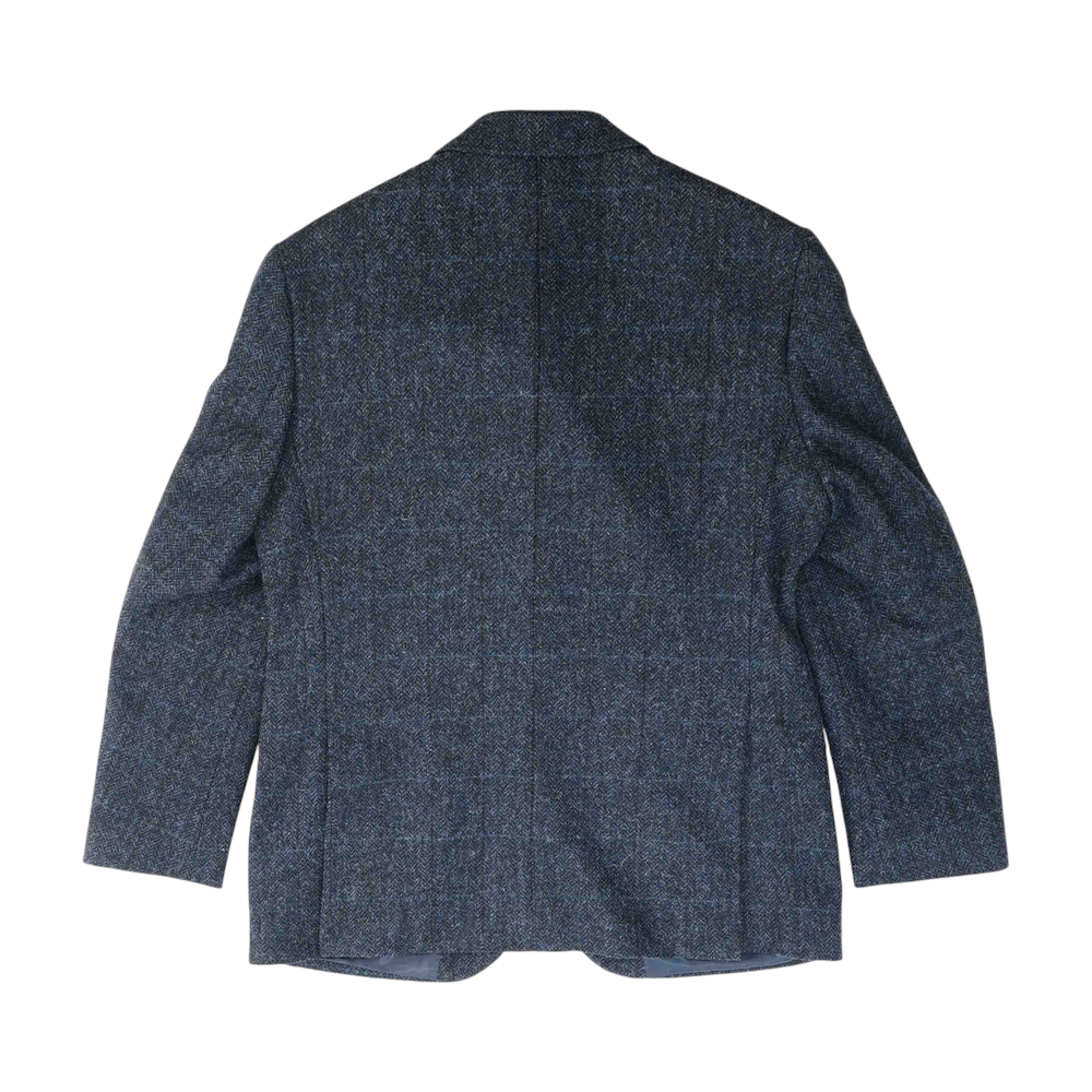 Navy Short Solid Sport Coat