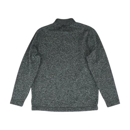 Gray Solid Pullover Sweater