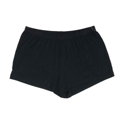 Black Solid Pajama Bottom