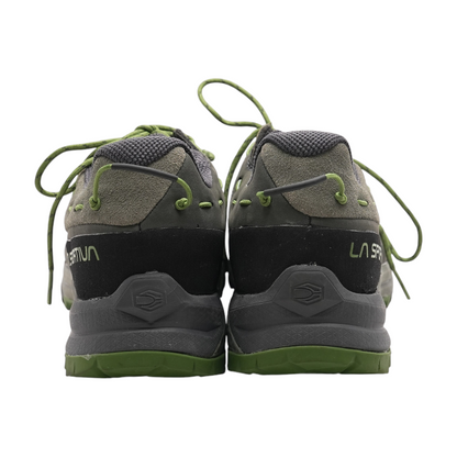 Silver Mink Jasper Lace-Up Low-Top Athletic Shoes