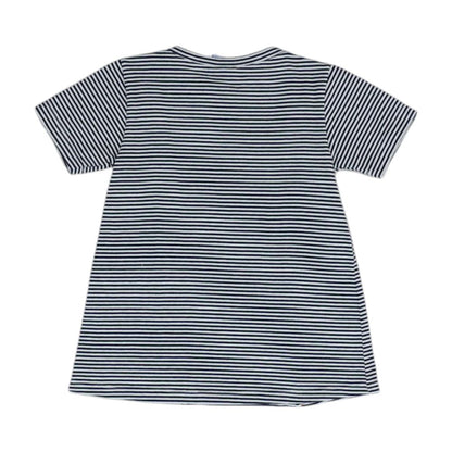 Navy Striped Dress
