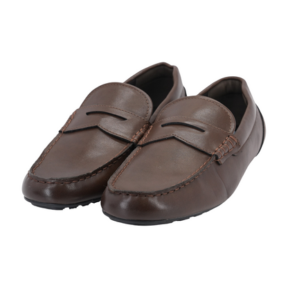 Brown Slip-On Dress Shoes