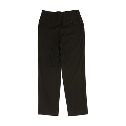 Black Solid Dress Pants