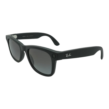 Black Wayfarer Smart Glasses