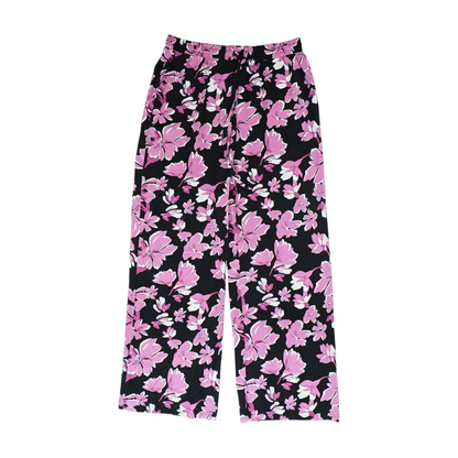 Purple Floral Pants