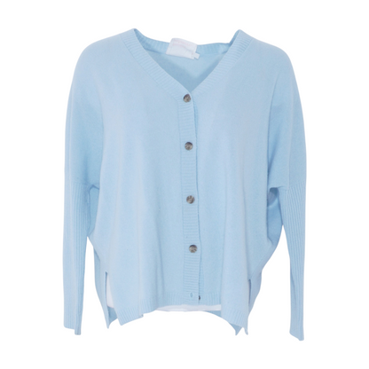 Blue Cardigan Sweater