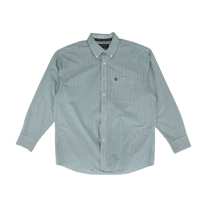 Multi Plaid Long Sleeve Button Down