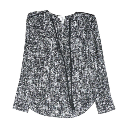 Black Print Blouse