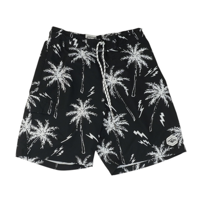 Black Graphic Swim Bottom