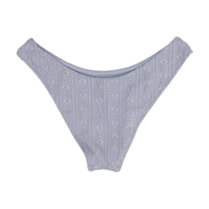 Gray Floral Swim Bottom