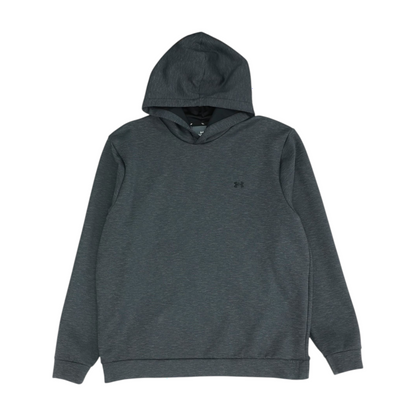 Gray Solid Hoodie Pullover