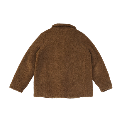 Brown Solid Jacket