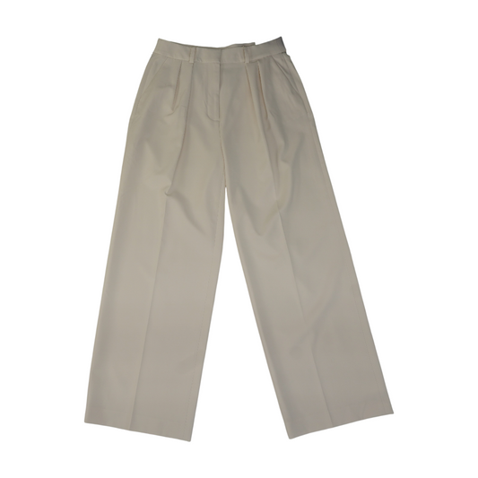 Beige Wide Leg Pants