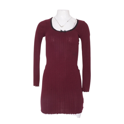 Burgundy Mini Dress
