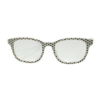 White The Willow Square Prescription Eyewear