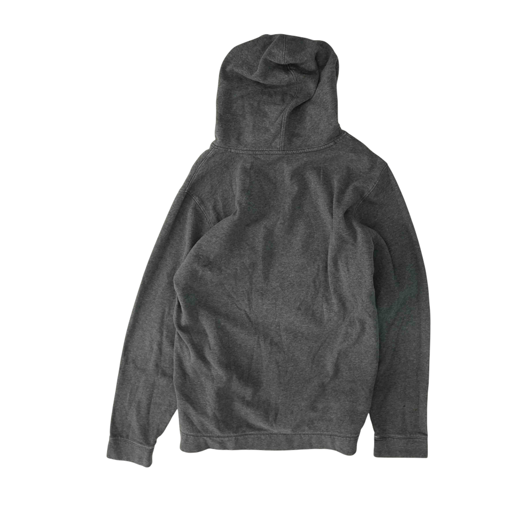 Gray Tall Solid Hoodie Pullover