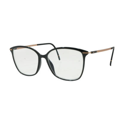 Black SPX 1619 Square Prescription Eyewear