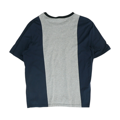 Gray Color Block T-Shirt