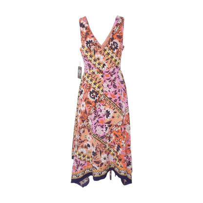 Multi Floral Midi Dress