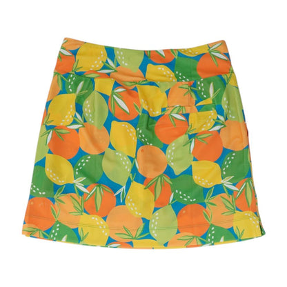Blue Graphic Mini Skort